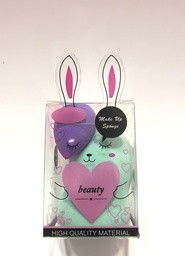 [beauty make up sponge] Paquete de Esponjas 3PCS BEAUTY